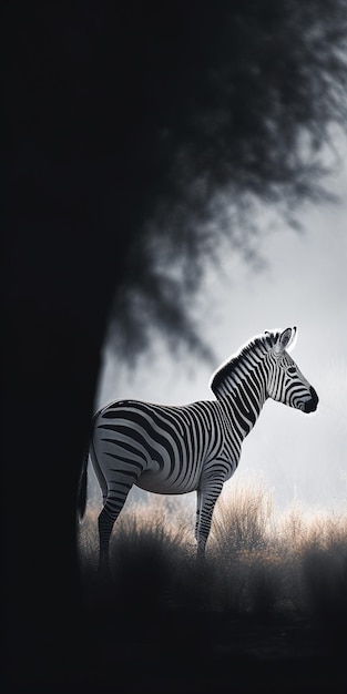 Perspectief van een Afrikaanse Zebra