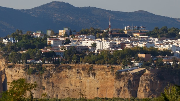 Perspective of the city of Ronda and El Tajo