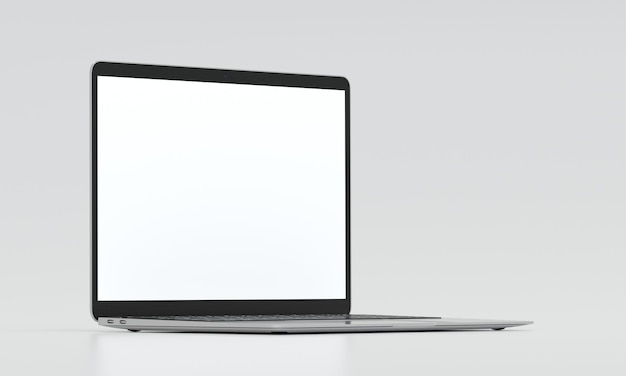 Foto prospettiva laptop mockup