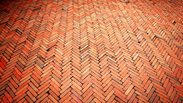 テクスチャ背景ジグザグパターンのタイル張りの床