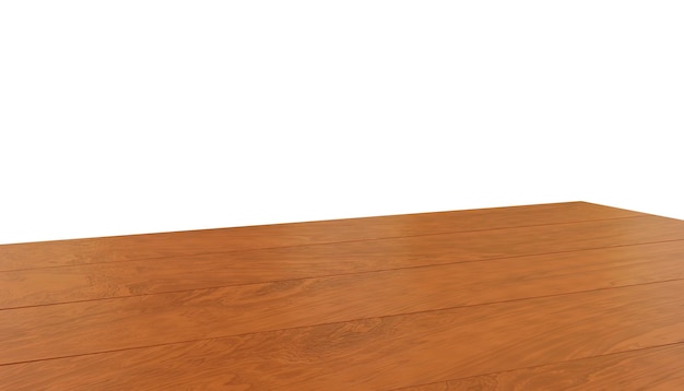 Perspective view of wood texture background with old natural pattern Wooden table 3D rendering