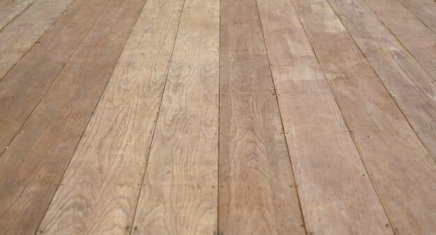 Perspective wood plank floor