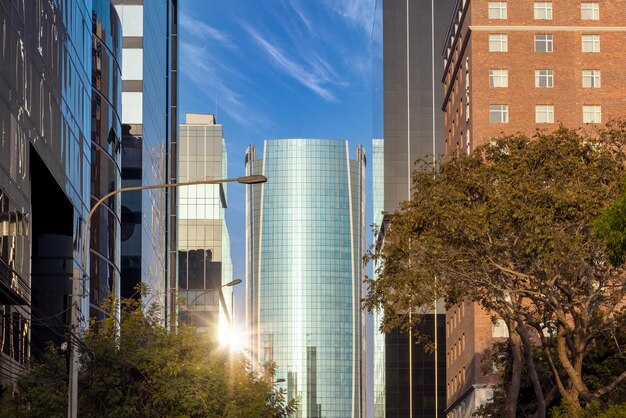 Peru Lima panoramic financial center skyline and business development center