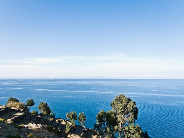 Peru Titicaca meer taquile eiland