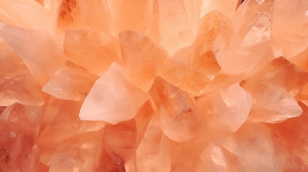 perzik fuzz kleur natuurlijk kristal perzikkwarts perzik seleniet kristaledelsteen