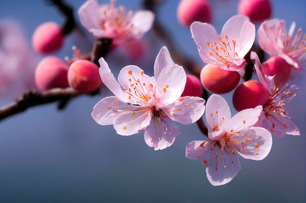 Perzikbloesem bloemen