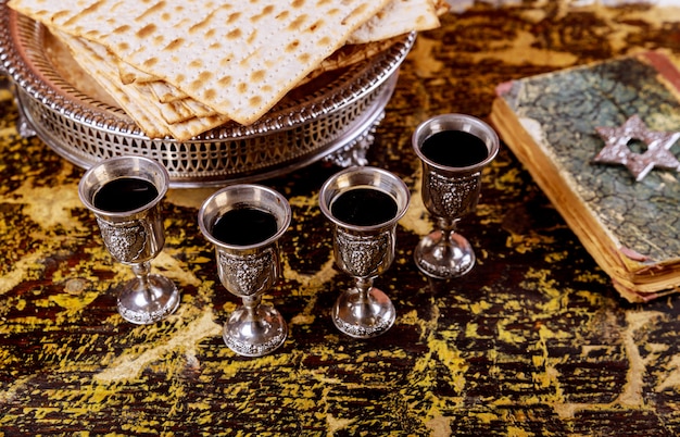 Pesach Passover symbols of great Jewish holiday