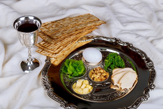 Pesah celebration concept jewish Passover holiday