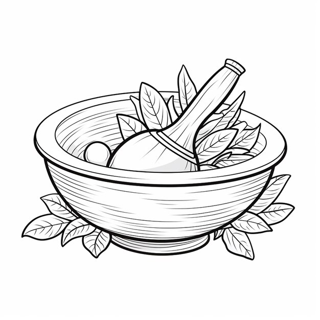 Pestle doodle schattige engel schattige kleurboek kawaii lijnkunst