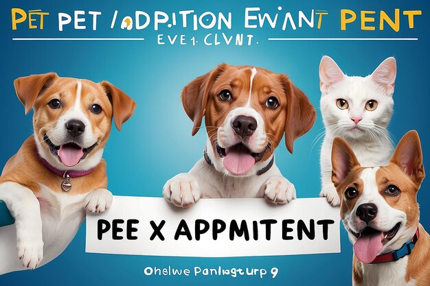 Pet Adoption Event Announcement