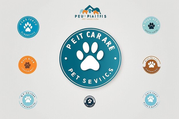 Photo pet care services logo