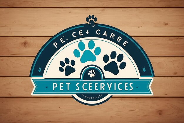 Photo pet care services logo