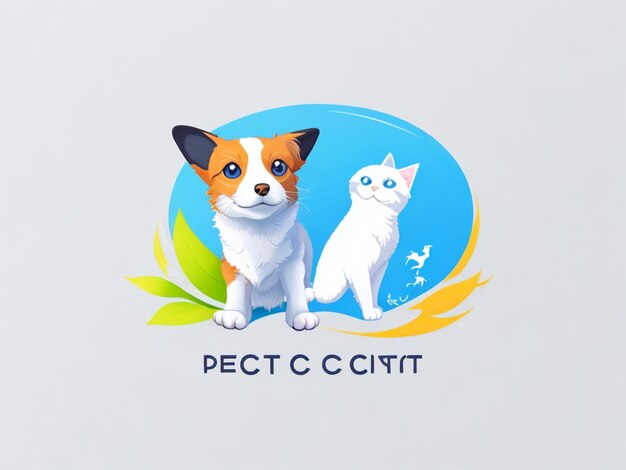 Photo pet doctor vector logo ai generated