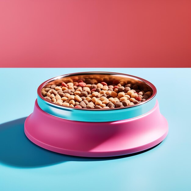 Premium AI Image pet food product photography