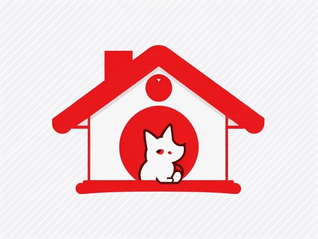 Photo pet home property logo