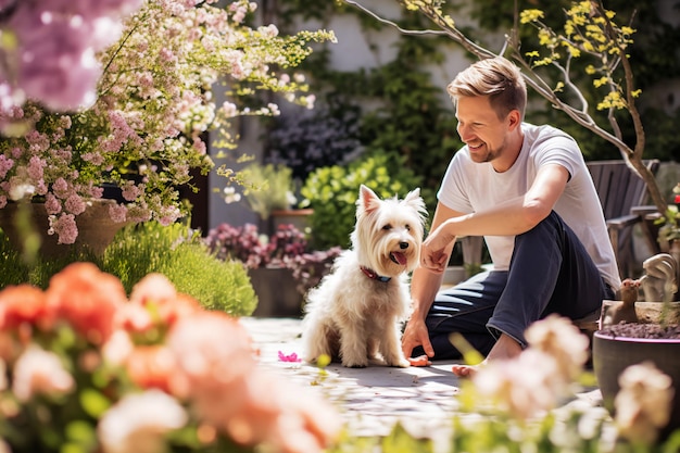 Pet Love and Bonding Whimsical Scenes of Cuteness and Affection