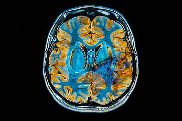 PET-scan van de menselijke hersenen