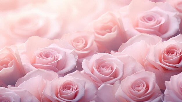 Petals beauty roses background