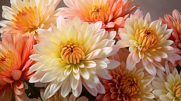 Petals chrysanthemum flowers