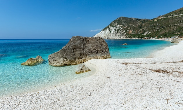 Petani Beach summer view (Kefalonia, Greece)