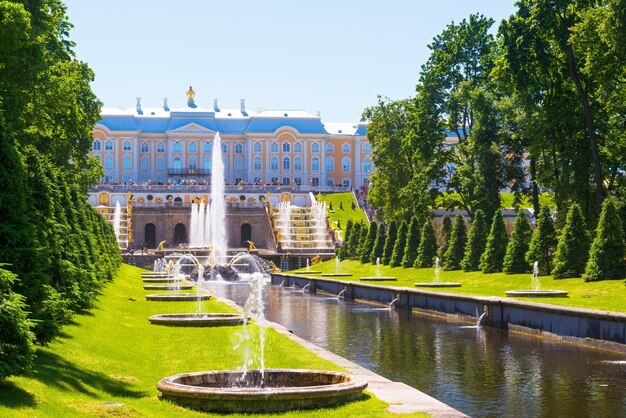 Peterhof Palace in Saint Petersburg Russia