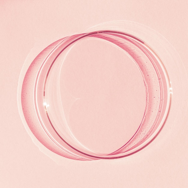 Petri dish On a pink background