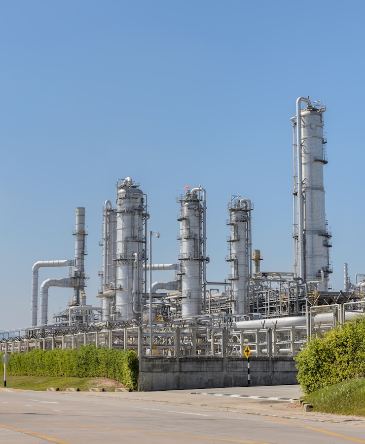 Photo petrochemical industrial plant