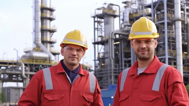 Работники нефтяной промышленности Промышленные работники для газа Генеративный ИИ