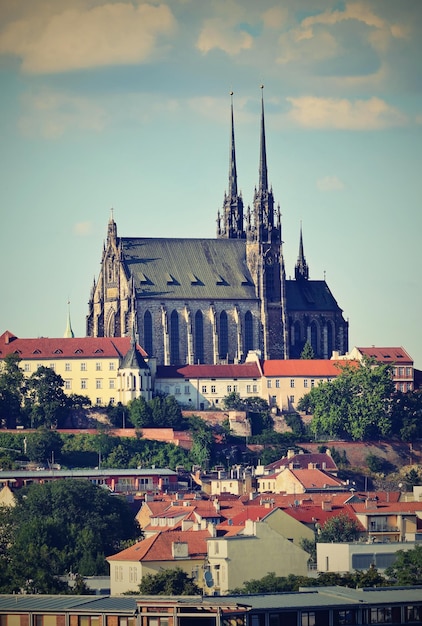 Petrov St Peters and Paul church in Brno Central Europe Czech Republic SouthMoravian region