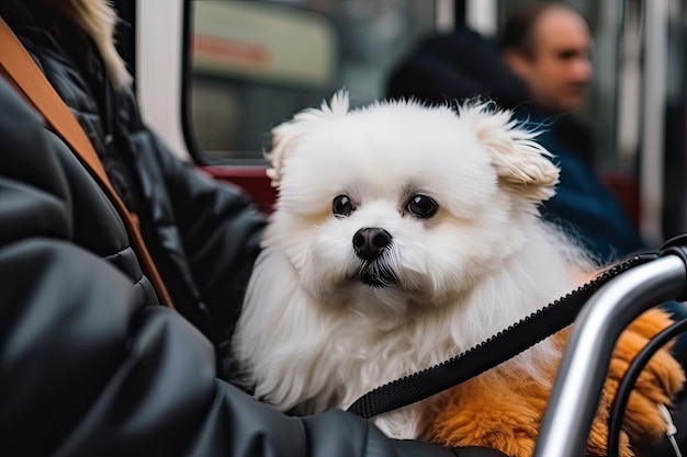 Pets on the go in public transit generative AI