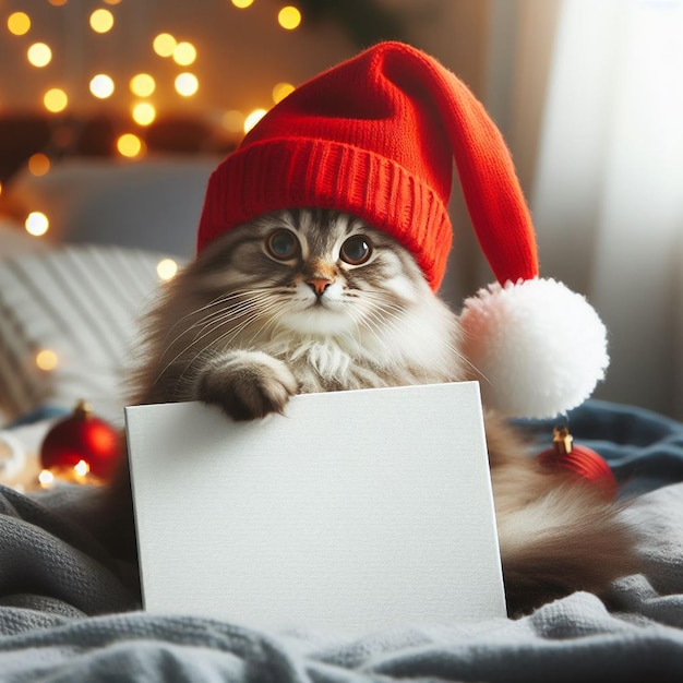 Photo pets prepared for christmas