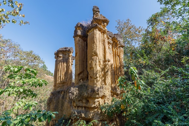 Pha ChoPha Chor is a cliff located in Mae Wong National Park Chiang Mai Province Thailand