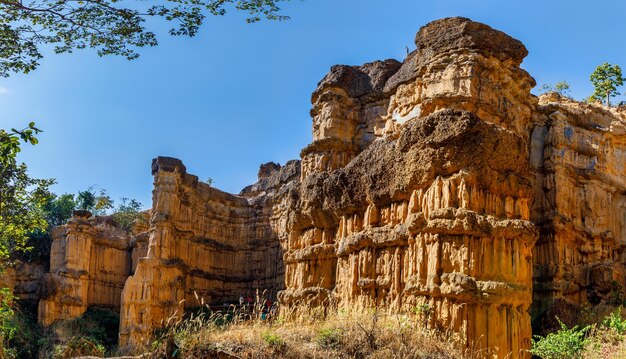 Pha Chopha Chor Is A Cliff Located In Mae Wong National Park Chiang Mai Province Thailand