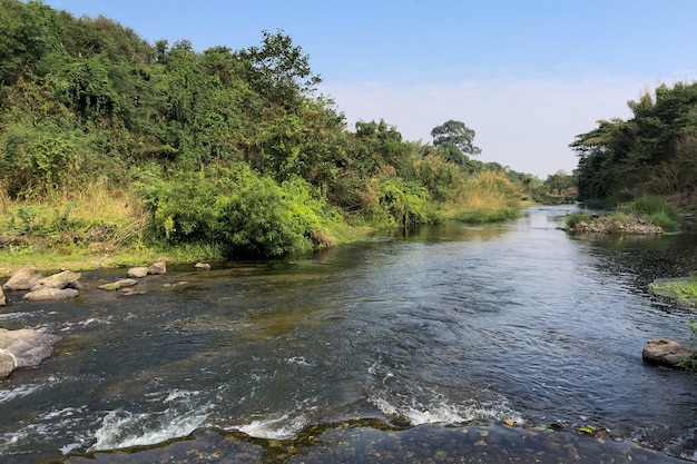 Phachi river in the Ratchaburi province, Thailand