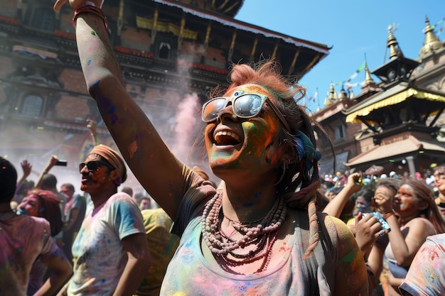 Phagwa celebration in trinidad