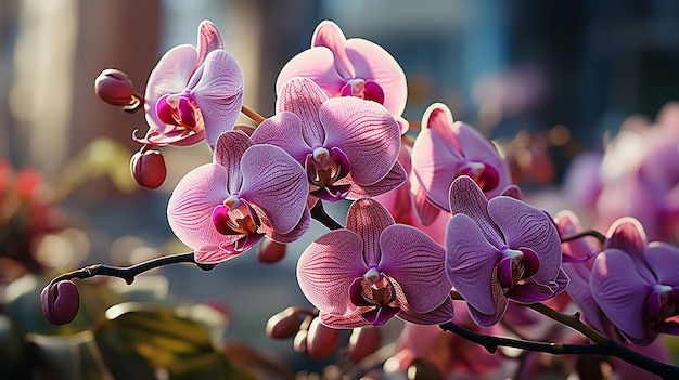 phalaenopsis orchid HD 8K wallpaper Stock Photographic Image