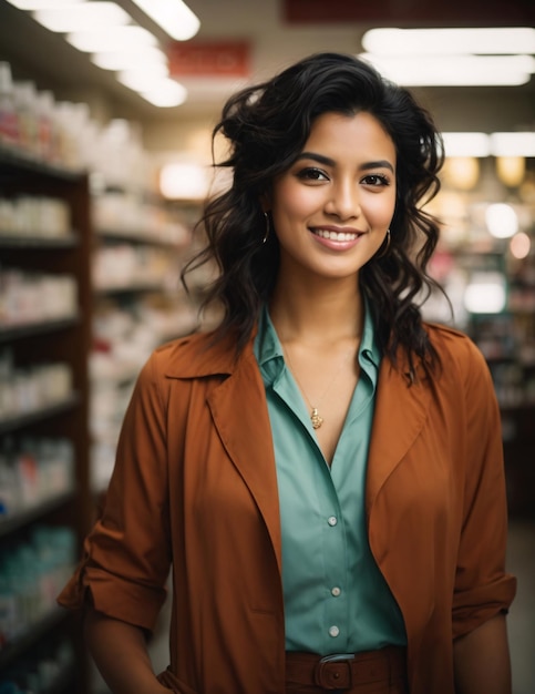 Pharmacist Woman in Tosca Outfit