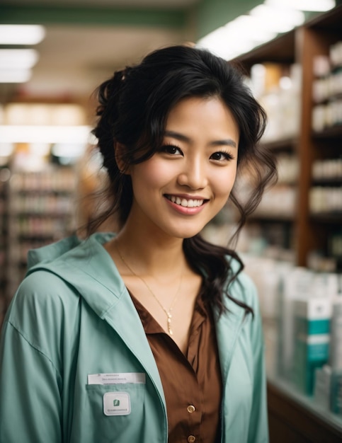 Pharmacist Woman in Tosca Outfit