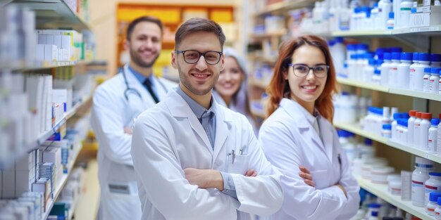 Pharmacists group | Premium AI-generated image
