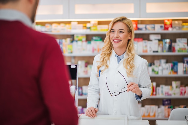 pharmacy, medicine and people. 