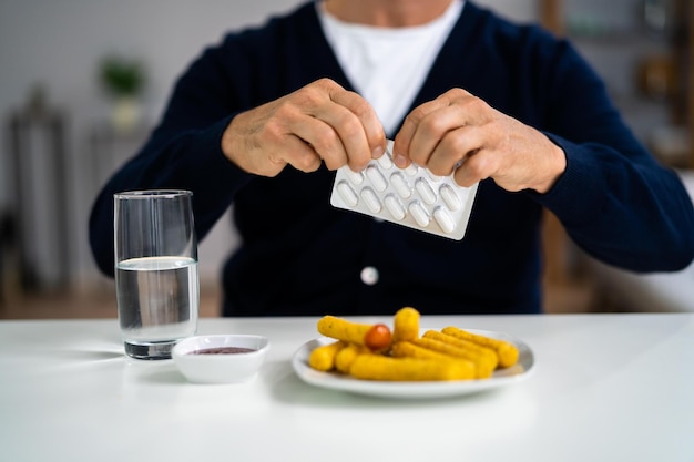 Pharmacy Pill Against Heartburn Food Choice