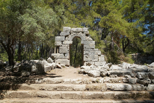 Kemer Antalya Turkiye의 Phaselis 고대 도시