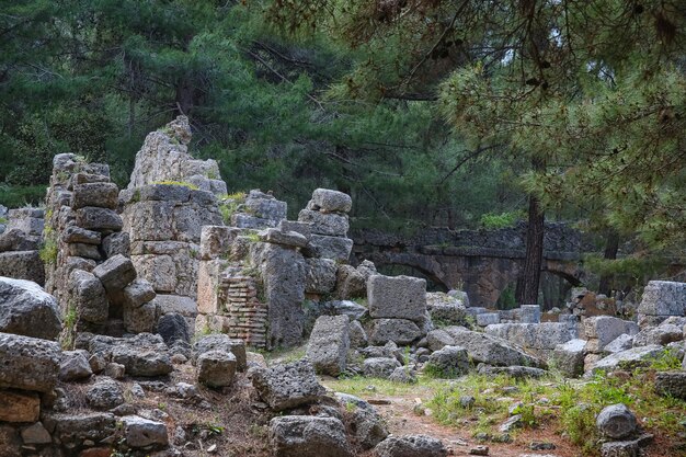 Phaselis ruins in Turkey