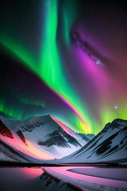 The phenomenon of the aurora borealis