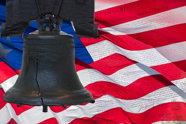 Philadelphia Liberty Bell close-up detail van