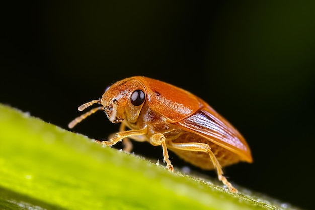 Photo philaenus spumarius the meadow froghopper or meadow spittlebug macro isolated outdoor