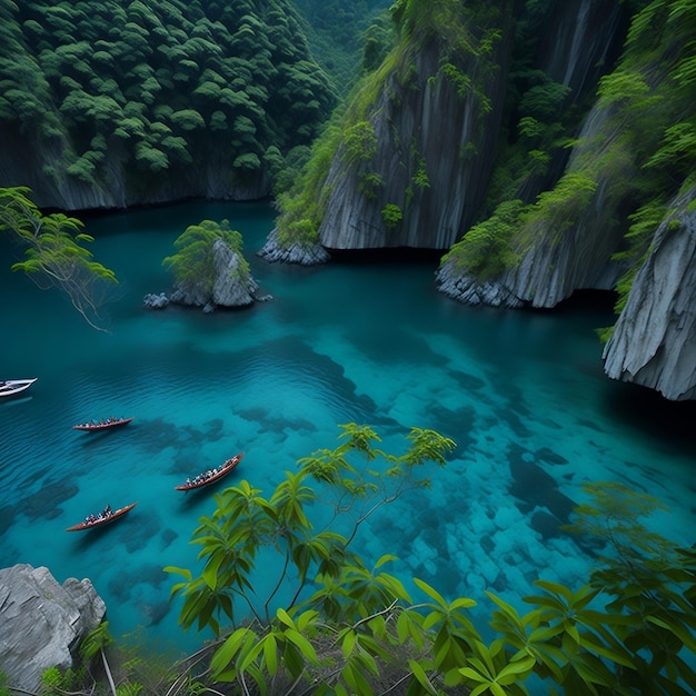 Philippine kaya Ngan lake