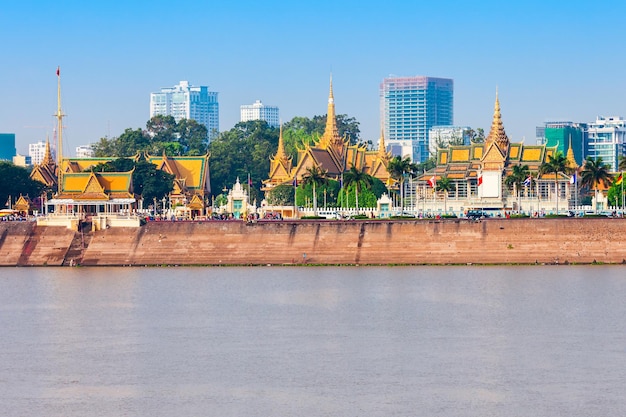 Phnom Penh city skyline Cambodia