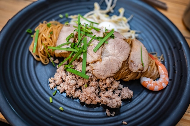 Phnom Penh noodle soup with bone soup