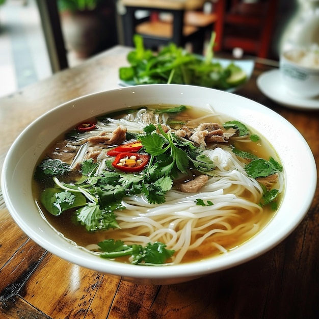 Pho smaakvolle Vietnamese noedelsop